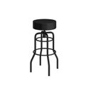Ver imagem 5 de Conjunto 4 Banquetas de Aço 70cm Giratória Paris Preto
