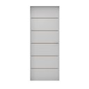 Ver imagem 1 de Folha de Porta de Madeira 210x82cm Espessura 3,5cm Mmc Eucaplac Frisada Residence Eucatex