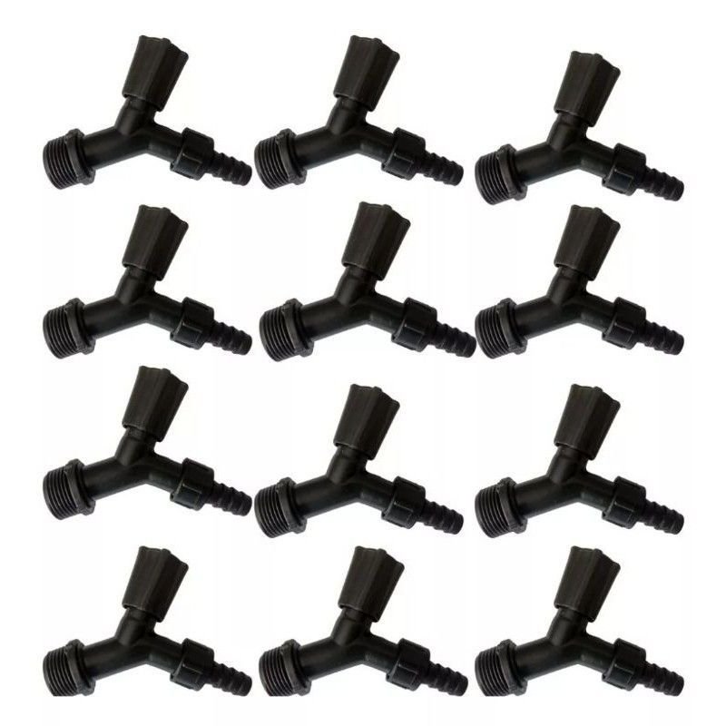 Ver imagem 1 de Torneira Jardim 1/2" e 3/4" Preta Plasbohn - 12 Pcs
