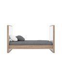 Ver mais imagens de Quarto de Bebê com Berço 3 em 1 e Cômoda 3 Gavetas 1 Porta Retrô Theo Espresso Móveis Branco/Jequiti