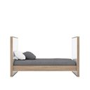 Ver mais imagens de Quarto de Bebê com Berço 3 em 1 e Cômoda 3 Gavetas 1 Porta Retrô Theo Espresso Móveis Branco/Jequiti
