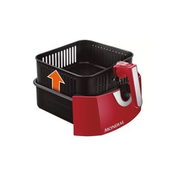 Fritadeira Mondial 8l Vermelha/inox 1900w 127v Afn80ri - 2