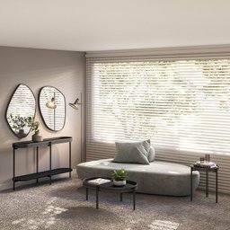 Mesa de Centro Monaco em Couro Preto e Preto Tx Linea Brasil - 1