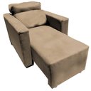 Ver imagem 1 de Poltrona Do Papai Retratil e Reclinavel Florença Cappuccino