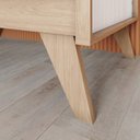 Ver mais imagens de Cômoda Infantil 3 Gavetas 1 Porta Retrô Theo Espresso Móveis