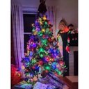 Ver imagem 4 de Pisca Pisca 100 Leds Colorido Natal Natalino Enfeite Decoraçao Arvore Janela Porta Loja Entrada Come