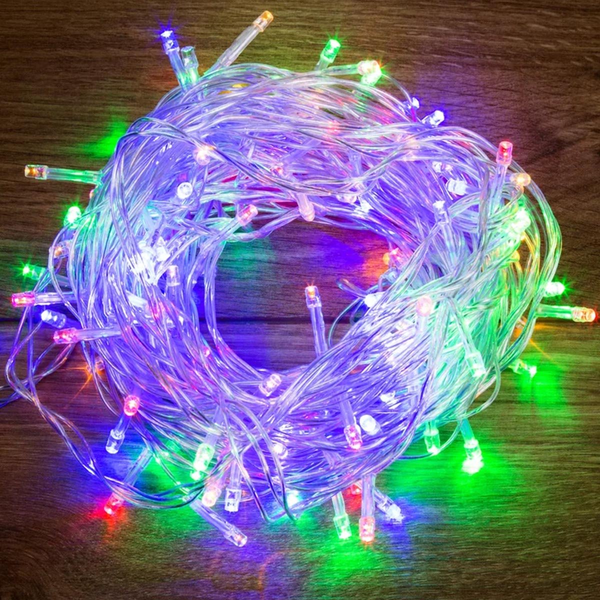Pisca Pisca 100 Leds Colorido Natal Natalino Enfeite Decoraçao Arvore Janela Porta Loja Entrada Come - 2