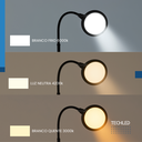 Ver imagem 4 de Luminaria de Piso Curva Abajur de Chão Articulado Led Piso 3 Cores de Luz e 10 Intensidades