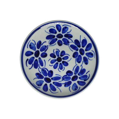 Prato de Sobremesa 18cm Pintado a Mão - Monte Sião - Vintage Porcelana Monte Sião