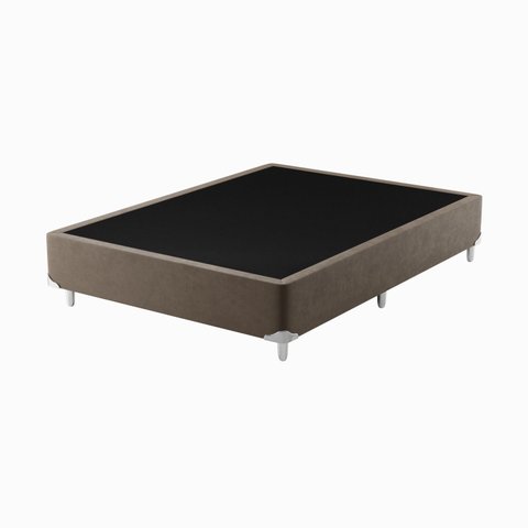 Base Box Casal 138cm x 188cm x 37cm Marrom Montreal