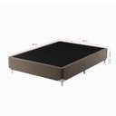 Ver imagem 2 de Base Box Casal 138cm x 188cm x 37cm Marrom Montreal