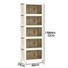 Armario Organizador 5 Andares Dobravel Empilhavel Multiuso Roupa Objetos Acessorio Organizaçao Decor - 3