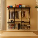 Ver imagem 1 de Closet Aberto Modular para Casal 225cm Eminence Preto