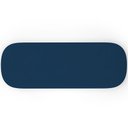 Ver imagem 5 de Cabeceira Cama Box Casal 160cm Lanna com Puff Recamier Doha W01 Suede Azul Marinho - Lyam Decor