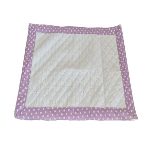 Tapete Higiênico Pet Impermeável Branco Grande Reutilizável Lavável: Mila Lilás