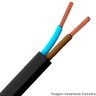 Cabo Pp 500v Pvc 2 Vias 0,75mm Preto 70g 100 Metros - 2