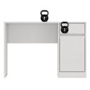 Ver imagem 4 de Escrivaninha Bancada Mesa Politorno com Gaveta Branco Home Office Escritório