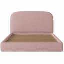 Ver imagem 7 de Cama Casal Flutuante com Cabeceira 140cm Aura W01 Linho Rosa - Lyam Decor