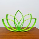 Ver imagem 4 de Estatueta Flor de Lótus - Símbolo Vida, Decoração,quarto - Cor: Verde Limão