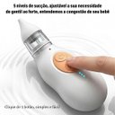 Ver imagem 4 de Aspirador Nasal Eletrico Portatil Nariz Bebe Infantil Crianca Sugador Muco 5 Niveis Sinusite Resfria