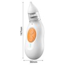 Ver imagem 2 de Aspirador Nasal Eletrico Portatil Nariz Bebe Infantil Crianca Sugador Muco 5 Niveis Sinusite Resfria