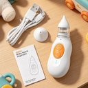 Ver imagem 5 de Aspirador Nasal Eletrico Portatil Nariz Bebe Infantil Crianca Sugador Muco 5 Niveis Sinusite Resfria