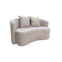 Ver imagem 5 de Sofá Decorativo Montreal 180cm Orgânico Bouclé Bege