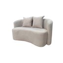 Ver imagem 4 de Sofá Decorativo Montreal 180cm Orgânico Bouclé Bege