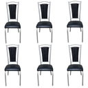 Ver imagem 2 de 6 Cadeiras Paris Branca Cozinha Aço Tubolar Confortável Jantar