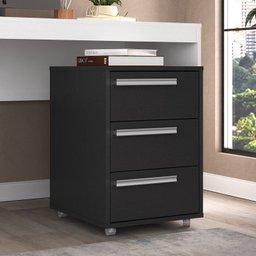 Escrivaninha 150cm com Gaveteiro 3 Gavetas com Rodízio Espresso Móveis - 8