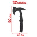 Ver imagem 2 de Machado Tático Camping Com Corte Duplo 30cm