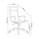 Ver imagem 7 de Conjunto 10 Cadeiras de Escritório Presidente Giratória Sevilha Alta Tela