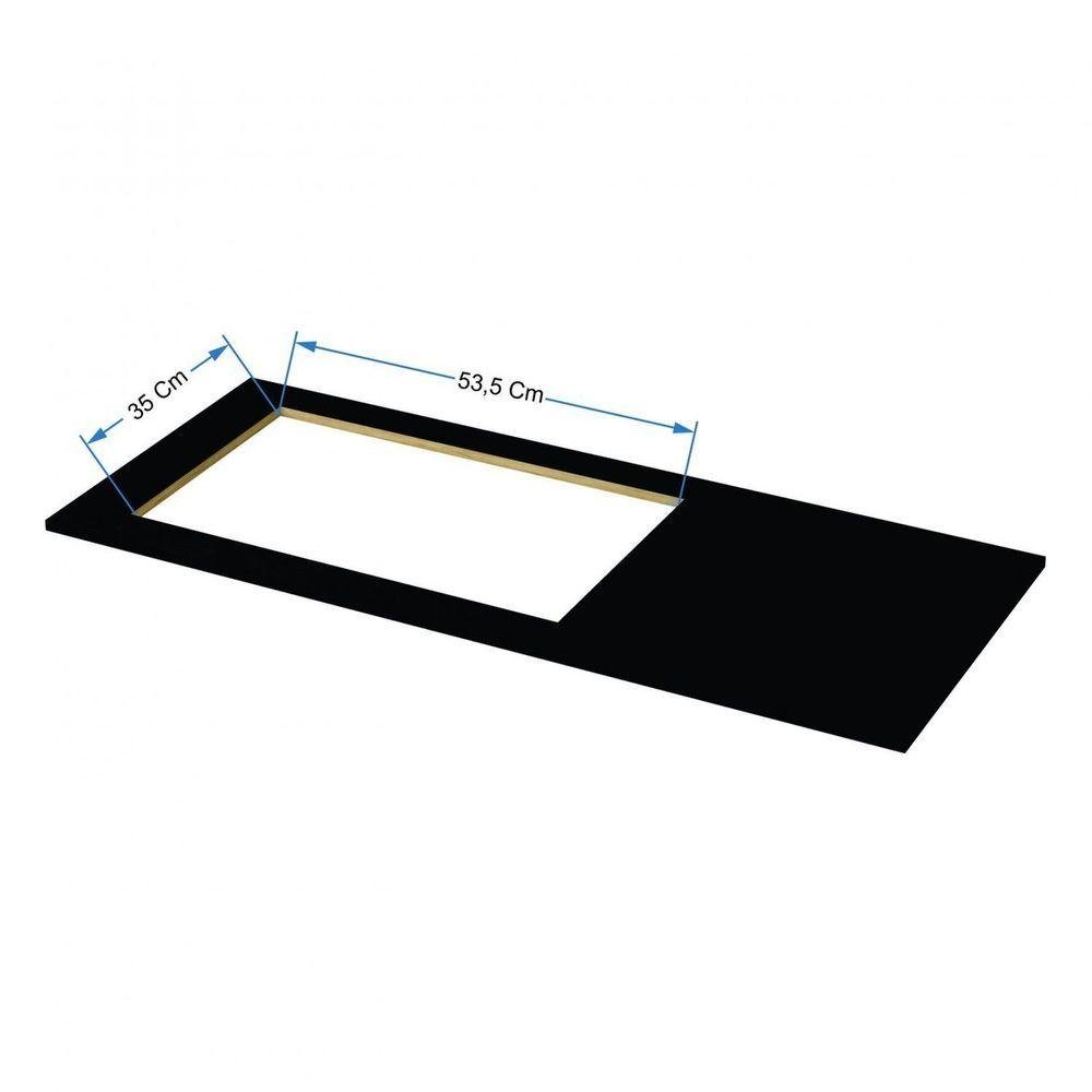 Balcão Cooktop Cronus 4 Bocas Branco Arte Móveis - 6