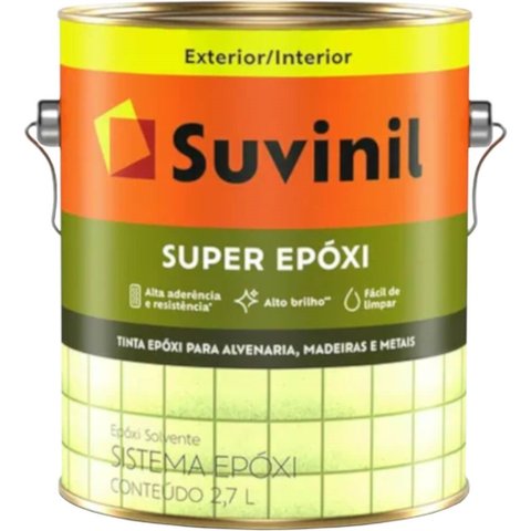 Tinta Esmalte Epóxi Branco 2,7 Litros - 57414859 - Suvinil
