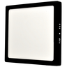Painel 25w Led Quadrado Sobrepor Preto 30x30 6500k Branco Frio - 1