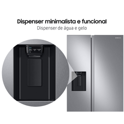 Geladeira Samsung Side By Side Rs60 602 Litros Inox Look 220v Rs60t5200s9/bz - 3