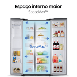 Geladeira Samsung Side By Side Rs60 602 Litros Inox Look 220v Rs60t5200s9/bz - 2
