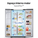 Ver imagem 2 de Geladeira Samsung Side By Side Rs60 602 Litros Inox Look 220v Rs60t5200s9/bz