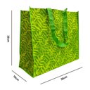 Ver imagem 4 de Bolsa Ecobag Ecologica Sacola de Ombro Reutilizavel Dobravel Compras Mercado Retornavel Kit 3 Uni AB