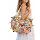 Ver imagem 2 de Bolsa Indiana Bordada a Linha