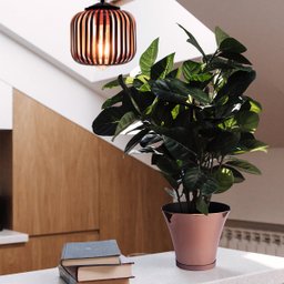 Vaso Planta Cachepô Redondo Decorativo Anti Dengue 3,5L:Fumê - 3