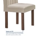 Ver mais imagens de Conjunto Mesa Tampo Smart Plus Vidro Kyra 120cmx90cm 4 Cadeiras Arizona