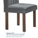 Ver mais imagens de Conjunto Mesa Tampo Smart Plus Vidro Kyra 120cmx90cm 4 Cadeiras Arizona