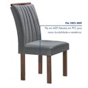 Ver imagem 6 de Conjunto Mesa Tampo Smart Plus Vidro Kyra 120cmx90cm 4 Cadeiras Arizona