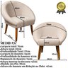 Poltrona Decorativa para Sala de Espera Tecido Veludo Confortavel Pés Palito Reforçado - 2