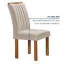 Ver imagem 6 de Conjunto Mesa Tampo Smart Plus Vidro Kyra 120cmx90cm 4 Cadeiras Arizona