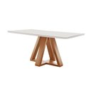 Ver imagem 7 de Conjunto Mesa Tampo Smart Plus Vidro Kyra 120CMX90CM 4 Cadeiras Arizona