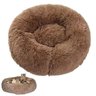 Cama Caminha Nuvem Cao Gato Cachorro Pet Donut 60cm Pelucia Macio Rosquinha Confortavel Animal de Es - 12