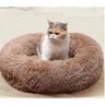 Cama Caminha Nuvem Cao Gato Cachorro Pet Donut 60cm Pelucia Macio Rosquinha Confortavel Animal de Es - 11