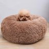 Cama Caminha Nuvem Cao Gato Cachorro Pet Donut 60cm Pelucia Macio Rosquinha Confortavel Animal de Es - 2